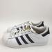 Adidas Shoes | Adidas Superstars 3 Stripes Shell Toe Men White Black Shoes Sneakers Size 7 | Color: Black/White | Size: 7