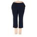 Lands' End Casual Pants - High Rise: Blue Bottoms - Women's Size X-Large