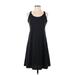 Columbia Active Dress - A-Line: Black Solid Activewear - Women's Size Small
