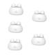 Mobestech Contact Cleaning Machine 5pcs Color Contact Glasses Cleaning Glasses Case Abs Travel White Washer Portable Cleaner