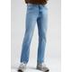 Regular-fit-Jeans LEE "DAREN ZIP FLY" Gr. 33, Länge 30, gelb (powder) Herren Jeans Regular Fit