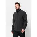 Softshelljacke JACK WOLFSKIN "WHIRLWIND MEN" Gr. L (52), schwarz (black) Herren Jacken Outdoorjacken