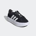 Sneaker ADIDAS SPORTSWEAR "GRAND COURT PLATFORM SUEDE" Gr. 41, schwarz-weiß (core black, cloud white, core black) Schuhe Sneaker