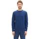 Rundhalspullover TOM TAILOR Gr. XL, blau (hockey blue) Herren Pullover Rundhalspullover