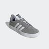 Sneaker ADIDAS SPORTSWEAR "VL COURT 3.0", Gr. 38,5, grau (grau three, cloud weiß, cloud weiß), Leder, Synthetik, sportlich, Schuhe, inspiriert vom Design des adidas samba