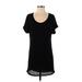 Dee Elle Casual Dress: Black Dresses - Women's Size Small