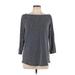 C. Wonder Long Sleeve Blouse: Gray Tops - Women's Size Large