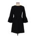 Ann Taylor Casual Dress: Black Solid Dresses - Women's Size 00 Petite