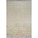 Gray 168 x 120 x 1 in Area Rug - EXQUISITE RUGS Plush Rectangle Hand-Knotted Wool/Viscose Area Rug in Gold/Viscose/Wool | Wayfair 4633-10'X14'