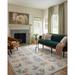 White 18 x 18 x 0.19 in Area Rug - Rifle Paper Co. x Loloi Rosa Cream Area Rug Polyester | 18 H x 18 W x 0.19 D in | Wayfair RASARSA-03CR00160S