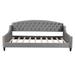 House of Hampton® Living Room Sofa Bed Upholstered in Gray | 33.8 H x 60.6 W x 80.7 D in | Wayfair C9565BE46B014403B1D02EBF3EB3B710