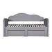 Rosdorf Park Daybed w/ 2 Drawers Upholstered/Velvet in Gray | 40.4 H x 43.3 W x 81 D in | Wayfair AFBF5C41DEB8484A9E5A8A8B8296D5B7