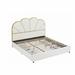 House of Hampton® Jeyson Platform Storage Bed Upholstered/Velvet/Metal & Upholstered/Metal in White | 56.5 H x 78.7 W x 82 D in | Wayfair