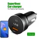 Chargeur de voiture Supervooc pour Realme 11/10/9 Pro/C35/C55 adaptateur de voiture Warp pour