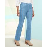 Draper's & Damon's Women's Slimtacular® Boot Cut Denim Jeans - Blue - PM - Petite