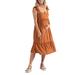 Melody Organic Cotton Gauze Maternity/nursing Midi Dress