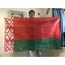 Himmel Flagge versand kostenfrei Weißrussland Flagge 90x150cm hochwertige Polyester Weißrussland