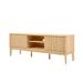 Damien 58 in. Farmhouse 3-Storage Sliding Door TV Stand Fits TVs up to 65 in. with Cable Management, by JONATHAN Y - 58"