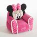 Minnie Mouse Figural Sherpa Trim Bean Bag Chair, Small, Pink