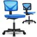 Computer Desk Chair Adjustable Swivel Plastic Armless Office for Kids