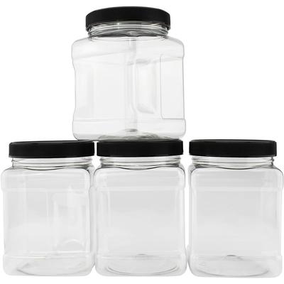 Square Plastic Jars