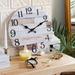 Wall Clock,10 Inch Silent Non-Ticking Wooden Clocks Battery Operated