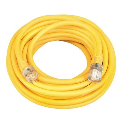 02688 10/3 50-Foot Vinyl Outdoor Extension Cord with Lighted End ; Yellow ; 50 ft - 26888802