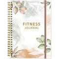 Simplified Fitness Journal for Women & Men A5 Workout Journal/Planner Daily Exercise Log Book to Weight Loss Gym Muscle Gain Bodybuilding Progress 5.8 x8.3 Pink Flower