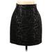 D&G Dolce & Gabbana Casual Skirt: Black Tweed Bottoms - Women's Size 40