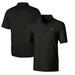 Men's Cutter & Buck Black Georgia Bulldogs Alumni Logo Forge DryTec Pencil Stripe Stretch Polo