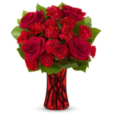 Flowers - Red Romance Bouquet