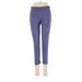 Adidas Active Pants - Mid/Reg Rise: Blue Activewear - Women's Size Medium