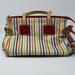Dooney & Bourke Bags | Dooney & Bourke Seersucker Rainbow Multicolored Striped Satchel Bag Purse | Color: Red | Size: One Size