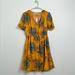 Madewell Dresses | Madewell | Nwt Floral Dress 4 | Color: Orange/Yellow | Size: 4