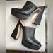 Jessica Simpson Shoes | Jessica Simpson Denima High-Heel Black Slip-On Platform Mules, Black, Size. 7.5 | Color: Black | Size: 7.5