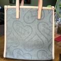 Dooney & Bourke Bags | Dooney And Bourke Fabric And Leather Lunch Tote | Color: Cream/Tan | Size: Os