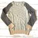 J. Crew Sweaters | J.Crew M Wool Blend Women’s Pullover Sweater Size Medium Gray Colorblock Grey | Color: Gray | Size: M