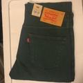 Levi's Jeans | Levi’s 501 Straight Fit Jeans Green | Color: Green | Size: 32