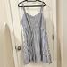 Torrid Dresses | Euc Torrid Blue Stripe Challis Smocked Shirred Hem Skater Dress Size 4 Plus Size | Color: Blue/White | Size: 4x