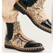Free People Shoes | Free People Chelsea Boot: Textile Atlas Boot | Color: Black/Cream | Size: 7
