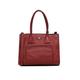 Prada Pre-owned Womens Vintage Vitello Phenix Pocket Satchel Red Calf Leather - One Size