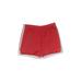Nike Athletic Shorts: Red Solid Activewear - Women's Size Medium