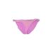 American Eagle Outfitters Swimsuit Bottoms: Pink Solid Swimwear - Women's Size Medium