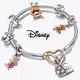 Disney-Breloques Winnie l'Ourson Tigrou en Argent Sterling 100% S925 Perles Adaptées au Bracelet