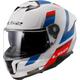 LS2 FF808 Stream II Vintage Casco, bianco-rosso-blu, dimensione S