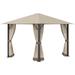 Arlmont & Co. Sigmut 10 Ft. W x 10 Ft. D Metal Patio Gazebo Metal/Soft-top | 102 H x 116.4 W x 116.4 D in | Wayfair