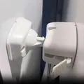 1 set di clip per vano di chiusura per porta dei bagagli per camper, porta in plastica, chiusura a scatto, supporto per rimorchio da carico, accessori per camper