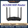 AliExpress Collection Tenda AC10 AC1200 Dual Band Gigabit WiFi Router 1000Mbps 2.4GHz 5GHz 4 antenne