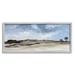 Stupell Industries Az-295-Framed Desert Landscape Painting Canvas in Blue | 10 H x 24 W x 1.5 D in | Wayfair az-295_gff_10x24