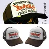 Cappello da camionista Vintage con lettera di strada falce cappello da camionista con stampa 3D
